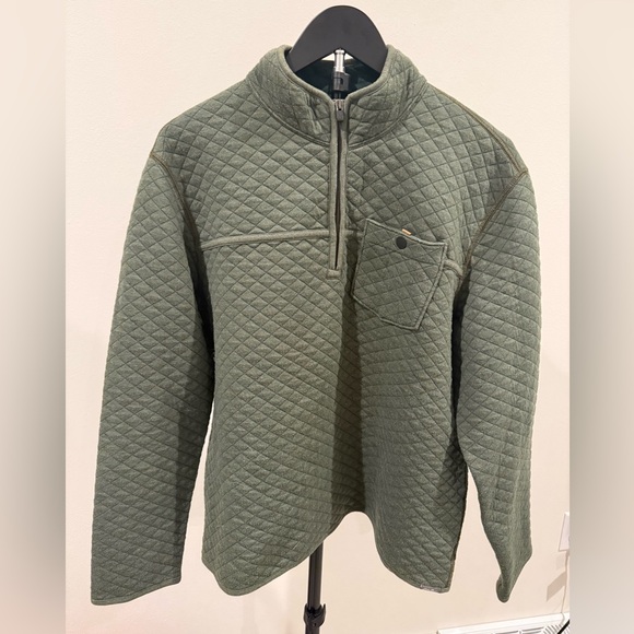 Eddie Bauer Other - Eddie Bauer Forest Green Quilted Pullover